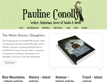 Tablet Screenshot of paulineconolly.com